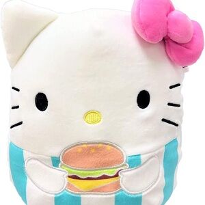 Squishmallows | Hello Kitty with Hamburger 8"